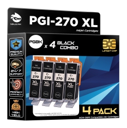 NINJA INK ® Compatible \w Canon Pgi-270 Cli-271 Pgi270 Cli271 Pixma Mg5700 Mg5720 Mg5721 Mg5722 Mg6820 Mg6821Pixma Mg6822 Mg7720 Ts5000 Pixma Ts5020