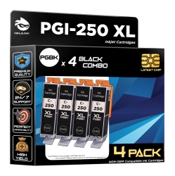 NINJA INK ® Compatible \w Canon Pgi-250 Cli-251 Pgi250 Cli251 Pixma Mx922 Mx722 Ip8720 Mg5420 Mg5422 Mg5500 Mg5520 Mg5522 Mg5620 Mg5622 Mg6320