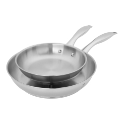 HENCKELS Aragon 2 Piece Stainless Steel Fry Pan Set
