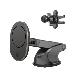 MIGHTY MOUNT Magsafe Magnetic Car Mount Bundle - In Black