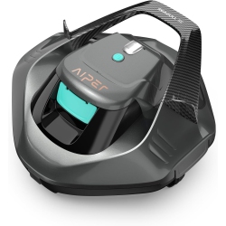 AIPER Seagull Se Cordless Robotic Pool Cleaner, Pool Vacuum Lasts 90 Mins, Led Indicator, Self-Parking, for Flat Above-Ground Pools Up to 33 Feet -