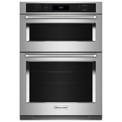 Open Box - Kitchenaid 30" 6.4 Cu. Ft. Combination True Convection Electric Wall Oven -SS - Scratch & Dent