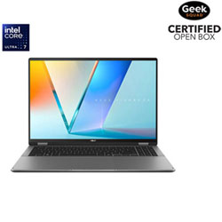 Open Box - ASUS Vivobook 16 Flip 16" Touchscreen 2-in-1 Laptop - Matte Grey (Intel Core Ultra 7 258V/32GB RAM/1TB SSD)