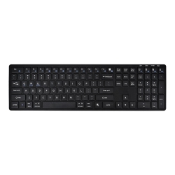 SAVEONMANY 2.4G USB-C Wireless Keyboard Ultra Slim Full Size Keyboard Keypad