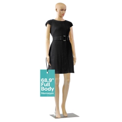 SERENELIFE 68.9" Tall Full-Body Female Mannequin \w Adjustable Head, Flexible Limbs And Detachable Design, Perfect for Clothing Stores, Boutiques