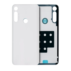 MS TECH Back Cover Glass Compatible for Motorola Moto G Fast (Xt2045-3 / 2020) (Pearl White)