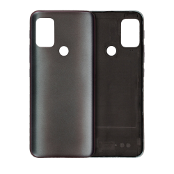 MS TECH Back Cover Glass Compatible for Motorola Moto G30 (Xt2129 / 2021) (Phantom Black)