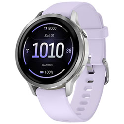 Garmin Venu 4 41mm Smartwatch - Silver/Periwinkle