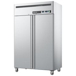 COOLAKE Commercial Refrigerator And Freezer Combo, 48" W Dual Temperature Zones, 36 Cu.ft 2 Door