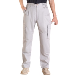 VEVOR Fr Pants for Men, 9 OZ 100% Cotton, Flame-Resistant Cargo Pants \w Multi-Pockets And Elastic Waist, Reinforced Tear-Proof Stitching, Ideal For