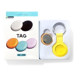 THE WAY Airtag Gps Tracker for Android And Ios - Multi-Person Tracking Wallet, Suitcase, Pet Dog, Cat, Car Key, Backpack - In Orange