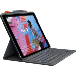 LOGITECH Refurbished (Good) - Slim Folio Keyboard Case (Folio) for Ipad Air (3Rd Gen) - Graphite (920-009482)