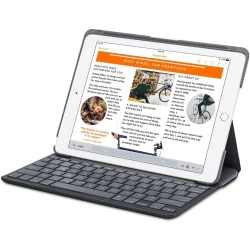 LOGITECH Refurbished (Good) - Canvas Wireless Bluetooth Keyboard Folio Case Apple Ipad Air 2 - (920-007261) In Black