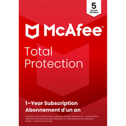 McAfee Total Protection (Windows/Mac/Android/iOS) - 1 Device - 1 Year - Digital Download - 2025