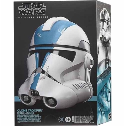 STAR WARS The Black Series Life Size Prop Replica Electronic Helmet - Clone Trooper 501St Legion In Blue