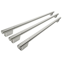 KitchenAid Handle Accessory Kit for 42" Built-In French Door Bottom Mount Refrigerator (W11777173) - Stainless Steel