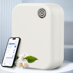 MYACUC Waterless Diffuser, Essential Oil Diffusers \w Bluetooth Control, Air Freshener Home Fragrance Diffuser, Wall Mounted & Lay Flat Scent Air