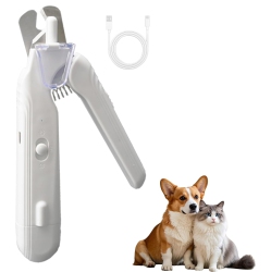 MYACUC 2-In-1 Dog Nail Grinder & Dog Nail Clippers Trimmers for Large Medium Small Dogs Cats Pets Claw Trimmer With Led Lights