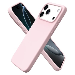 ORNARTO Compatible With Iphone 17 Pro Max Case, Slim Liquid Silicone Shockproof Protective Phone Case 6.9" With Anti-Scratch Microfiber Lining-Chalk