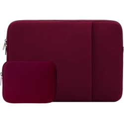 OECECA Rainyear 15.6 Inch Laptop Sleeve Protective Case Cover Bag \w Pocket & Accessories Pouch, Compatible \w 15.6 Dell HP Thinkpad Lenovo Asus Acer