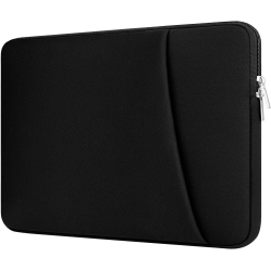 OECECA H Laptop Sleeve Case \w Zipper Accessory Pocket Compatible \w 15.6 Inches Macbook Air/pro Padded Computer Pouch Cover Shockproof Protective