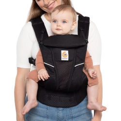 ERGOBABY All Carry Positions Breathable Mesh Baby Carrier With Enhanced Lumbar Support & Airflow (7-45 Lb)
