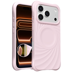 ORNARTO Vortuxe for Iphone 17 Pro Case, [Compatible With Magsafe], Shockproof Liquid Silicone Phone Case Cover for Iphone 17 Pro 6.3Inch-Chalk