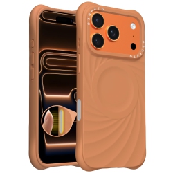 ORNARTO Vortuxe for Iphone 17 Pro Max Case, [Compatible \w Magsafe], Shockproof Liquid Silicone Phone Case Cover for Iphone 17 Pro Max