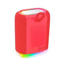 THE WAY New Outdoor Portable Colorful Bluetooth Speaker, Small Speaker, High-Power Bluetooth 5.4 Portable Mini Speaker - In Red