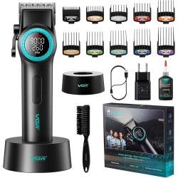 VGR V-001 Professional Hair Clipper for Men In Black