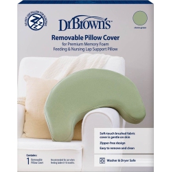 DR. BROWN'S Feeding & Nursing Lap Support Pillow Cover - Storm In Green