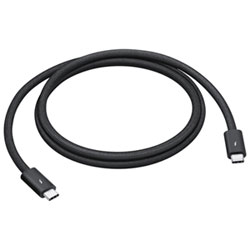 Apple 1m (3.28 ft.) Thunderbolt 5 (USB-C) Pro Braided Cable - Black