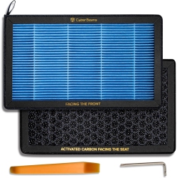 CYBERBEANS Air Conditional Replacement \w Activated Carbon for Tesla Model 3 Model Y Hepa Cabin Air Filter Accessories 2016-2024/2025/2026 Upgraded