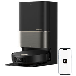 Dreame GoVac 800 Self-Cleaning & Auto-Empty Robot Vacuum & Mop - Black