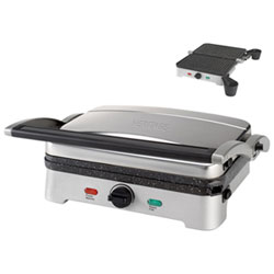 Heritage The Rock Panini Grill - Black/Stainless Steel
