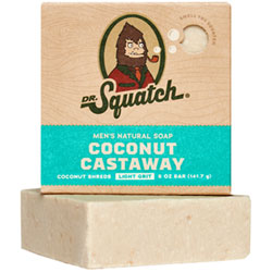 Dr. Squatch Men's Natural Bar Soap - Coconut Castaway