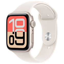 Apple Watch Se 3 (Gps + Cellulaire) Avec Boîtier De 44 Mm En Aluminium Comète Et Bracelet Sport Comète Avec Freedom Mobile - Moyen/grand - Paiement Balance Mensuel