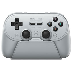 8BitDo Pro 3 Bluetooth Gamepad Controller for Switch/Switch 2/Windows/Android/iOS - Grey