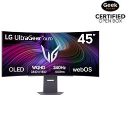 Boîte Ouverte - Moniteur De Jeu Incurvé Delo Wqhd 240 Hz 0,03 Ms Gàg G-Sync Freesync Ultragear De 45 Po De Lg (45Gx90Sa-B) - Noir