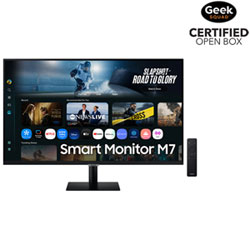 Open Box - Samsung M7 43" 4K Ultra HD 60Hz 4ms GTG VA LED Smart Gaming Monitor (LS43FM702UNXZA) - Black