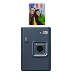 Fujifilm Instax Mini LiPlay+ Instant Camera Gift Set - Midnight Blue