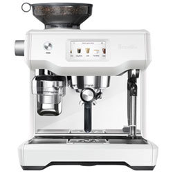 Refurbished (Good) - Breville Oracle Touch Automatic Espresso Machine w/Frother&Coffee Grinder - Sea Salt - Remanufactured by Breville