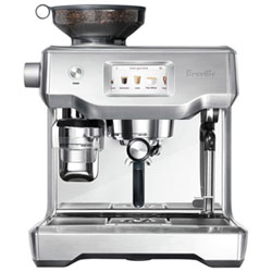 Refurbished (Good) - Breville Oracle Touch Automatic Espresso Machine w/Frother&Coffee Grinder - Brushed SS - Remanufactured by Breville