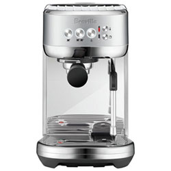 Remis À Neuf (Bon État) - Machine À Espresso Automatique Bambino Plus De Breville - Acier Inoxydable Brossé - Remis À Neuf Par Breville