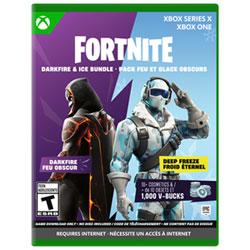 The Fortnite – Darkfire & Ice Bundle with 10+ cosmetics & 1000 V-Bucks (Switch 2)