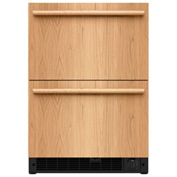 KitchenAid Undercounter Double-Drawer 4.2 Cu. Ft. Built-In Bar Fridge (KUCT524SPA) - Panel Ready