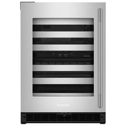 KitchenAid Undercounter 46-Bottle Freestanding Wine Cellar (KUWL324SPA) - Panel Ready