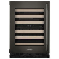 Cellier Autonome De 46 Bouteilles Sous Le Comptoir De Kitchenaid (Kuwl524Sbe) - Minerai Noir