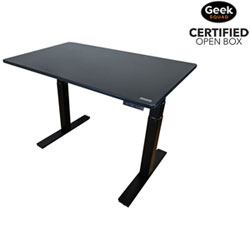 Open Box - Uncaged Rise Up Ergonomics 60" Electric Height Adjustable Sit-Stand Desk - Black