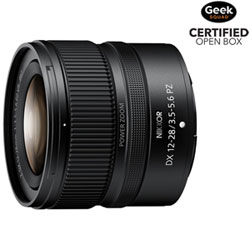 Boîte Ouverte - Objectif Rv Nikkor Z Dx 12-28 Mm F/3,5-5,6 Pz De Nikon - Noir
